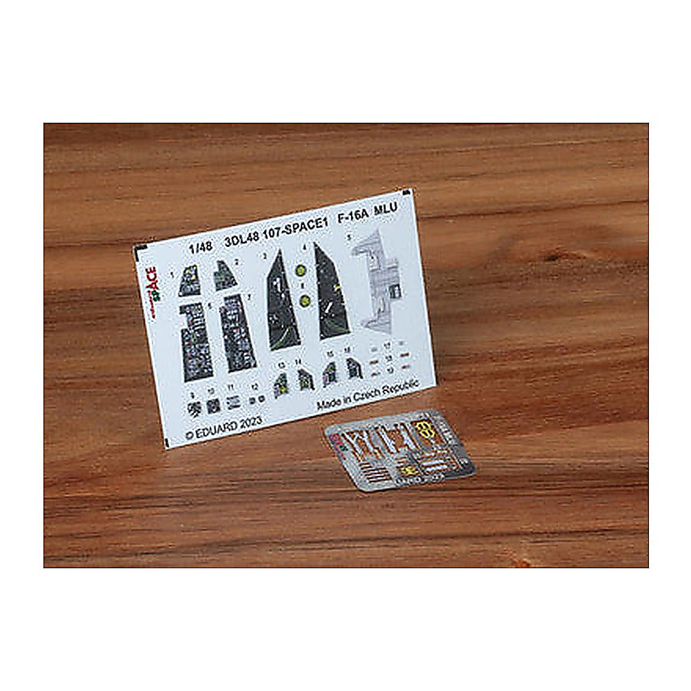 eduard 3dl48107 1 48 f 16a mlu space for kinetic