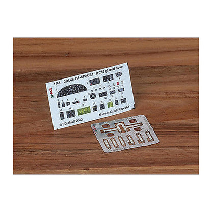 eduard 3dl48111 1 48 b 25j glazed nose space for hkm