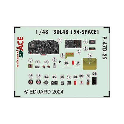 eduard 3dl48154 1 48 p 47d 25 space space
