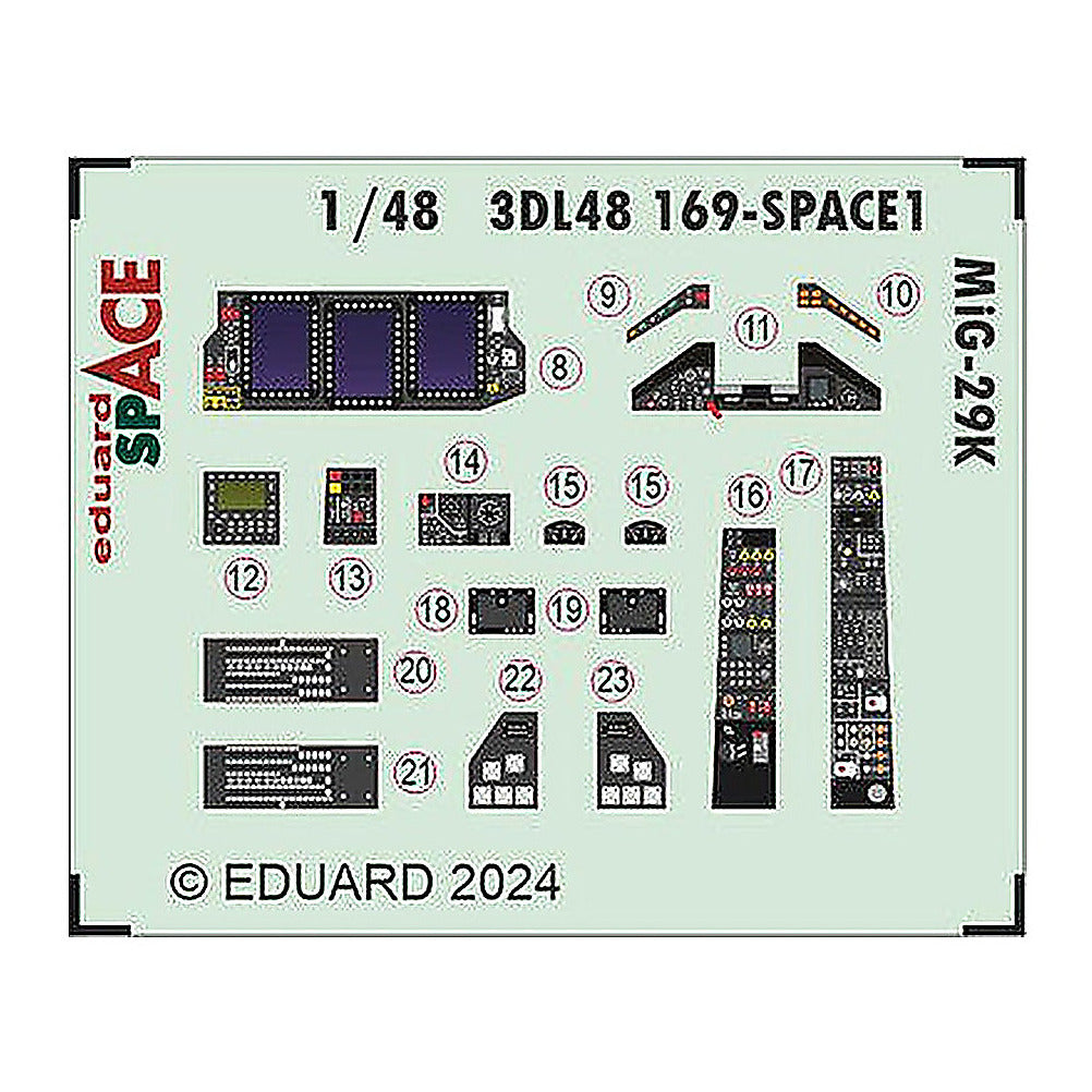 eduard 3dl48169 1 48 mig 29k space