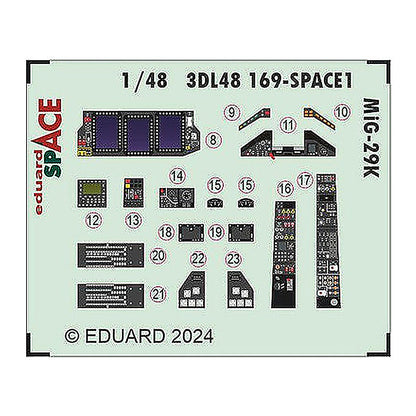 eduard 3dl48169 1 48 mig 29k space