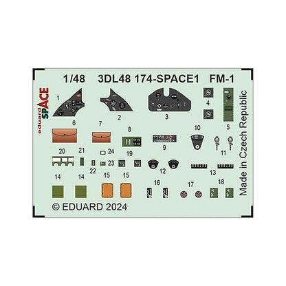 eduard 3dl48174 1 48 fm 1 space 1 48