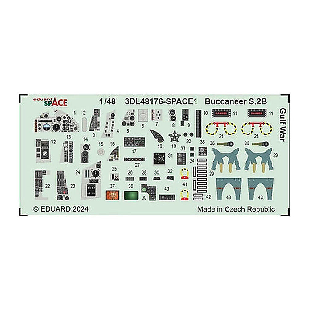 eduard 3dl48176 1 48 buccaneer s 2b gulf war space 1 48