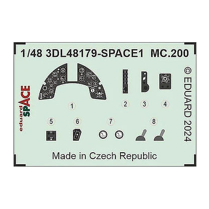 eduard 3dl48179 1 48 mc 200 space 1 48