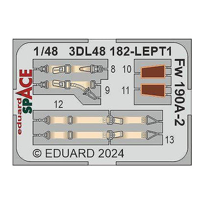 eduard 3dl48182 1 48 fw 190a 2 space set