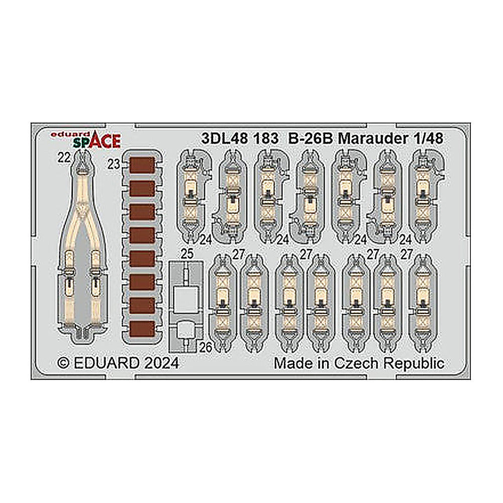eduard 3dl48183 1 48 b 26b marauder space set