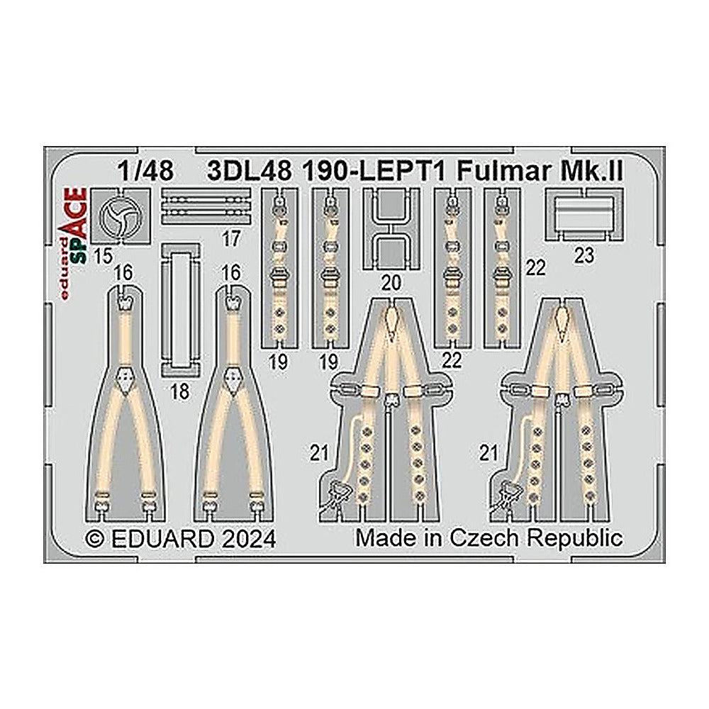 eduard 3dl48190 1 48 fulmar mk ii space for trumpeter