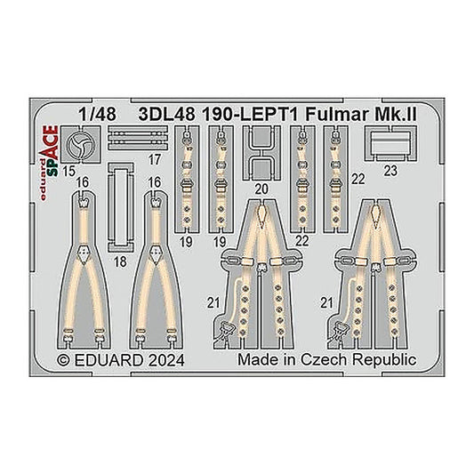 eduard 3dl48190 1 48 fulmar mk ii space for trumpeter