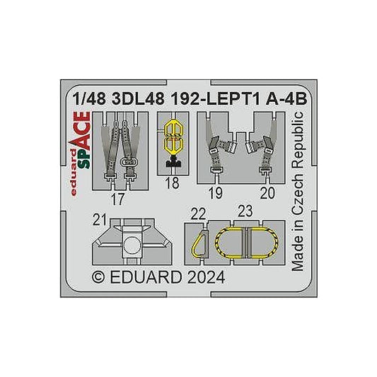 eduard 3dl48192 1 48 a 4b space for hasegawa