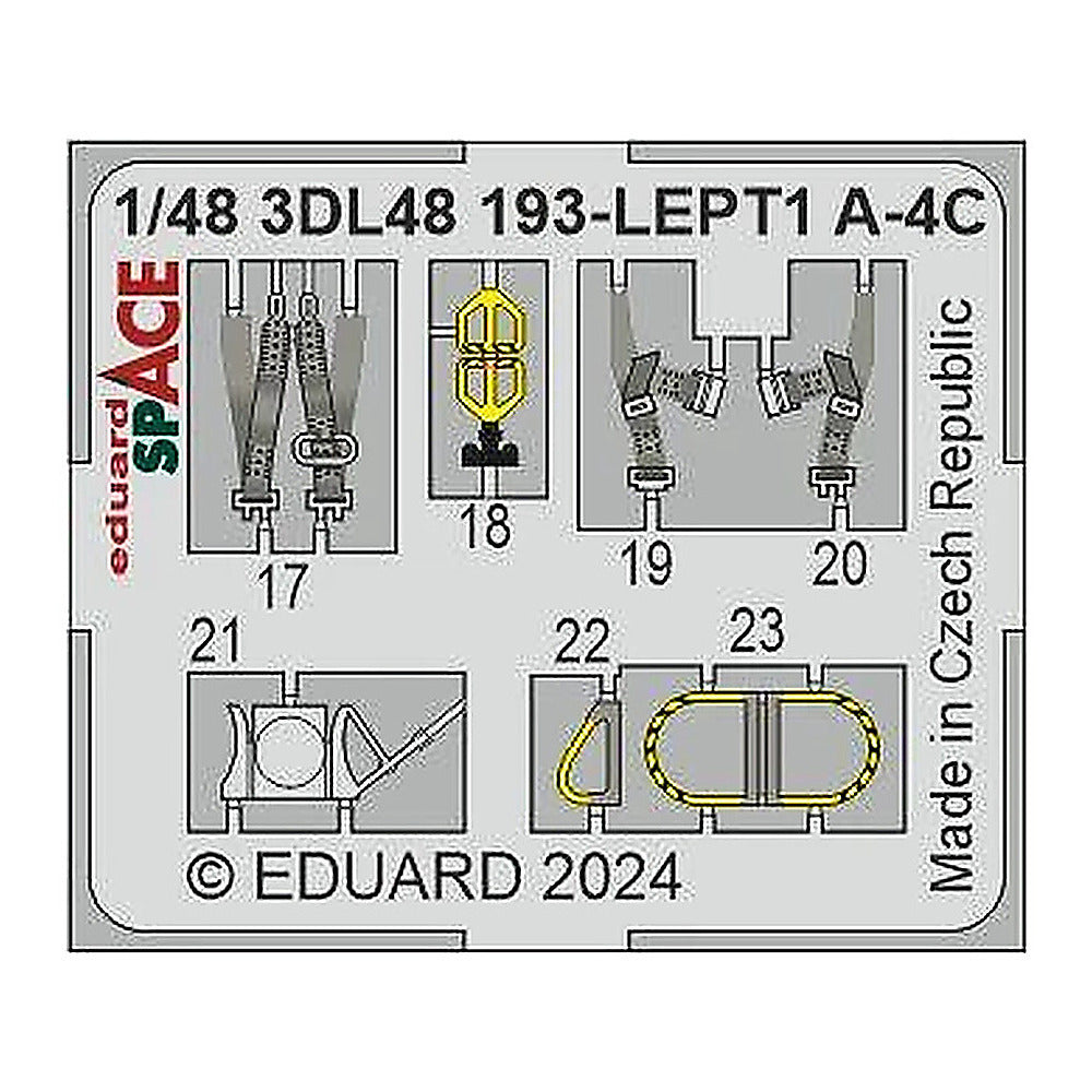eduard 3dl48193 1 48 a 4c space for hasegawa