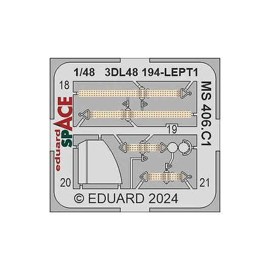 eduard 3dl48194 1 48 ms 406 c1 space for dora wings