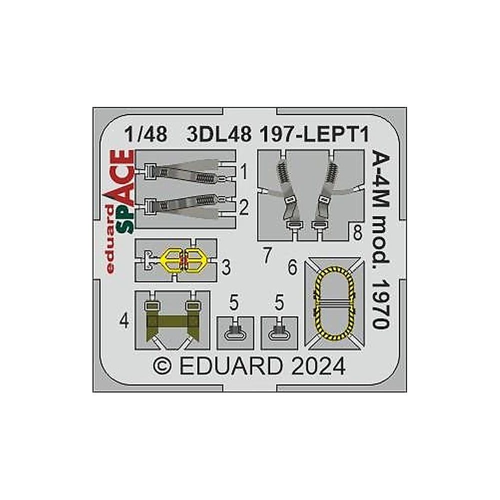 eduard 3dl48197 1 48 a 4m mod 1970 space for magic factory