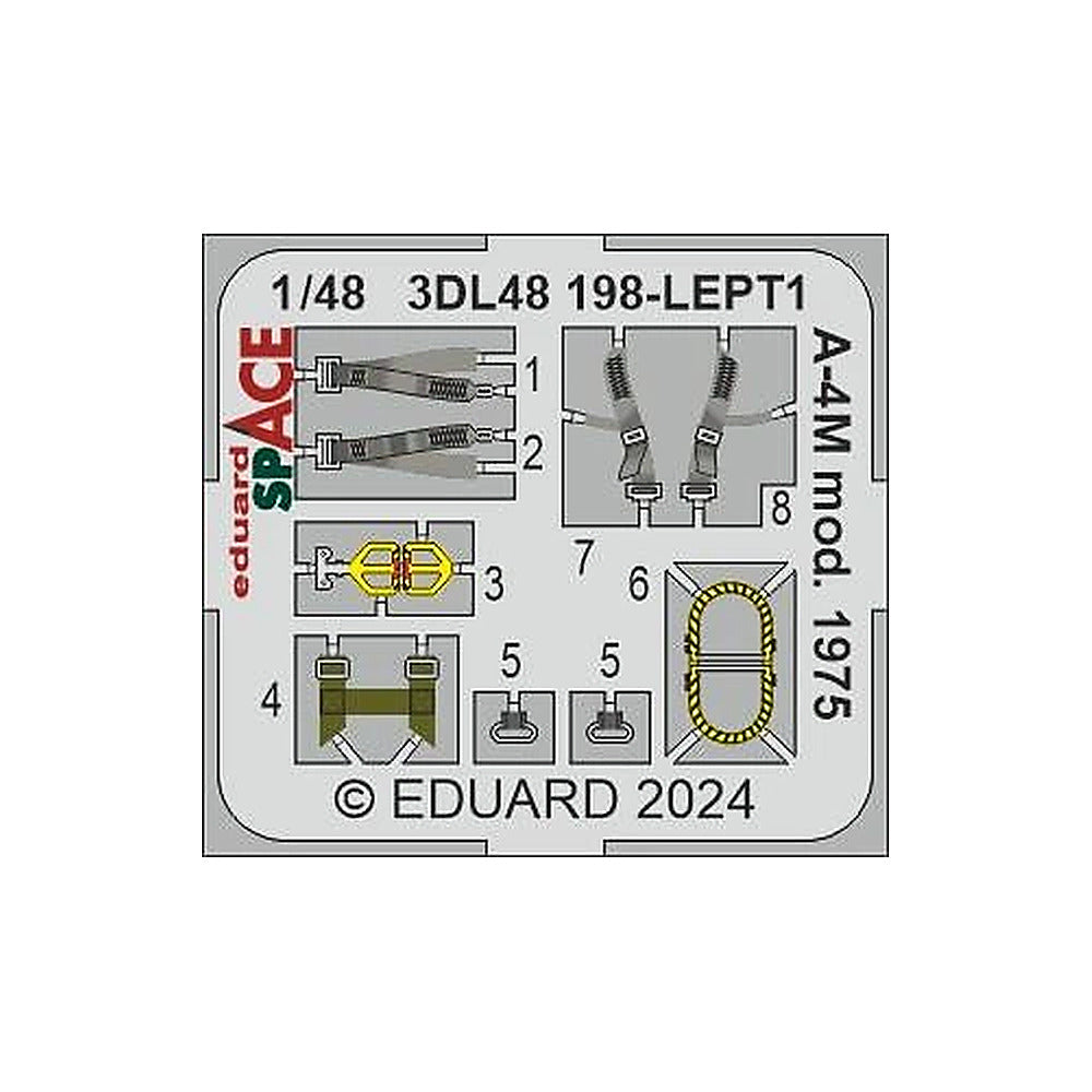 eduard 3dl48198 1 48 a 4m mod 1975 space for magic factory