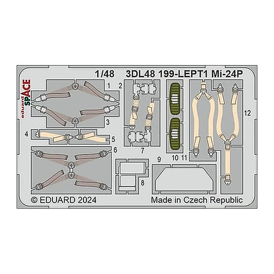 eduard 3dl48199 1 48 mi 24p space for trumpeter