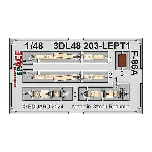 eduard 3dl48203 1 48 f 86a space space for clear prop