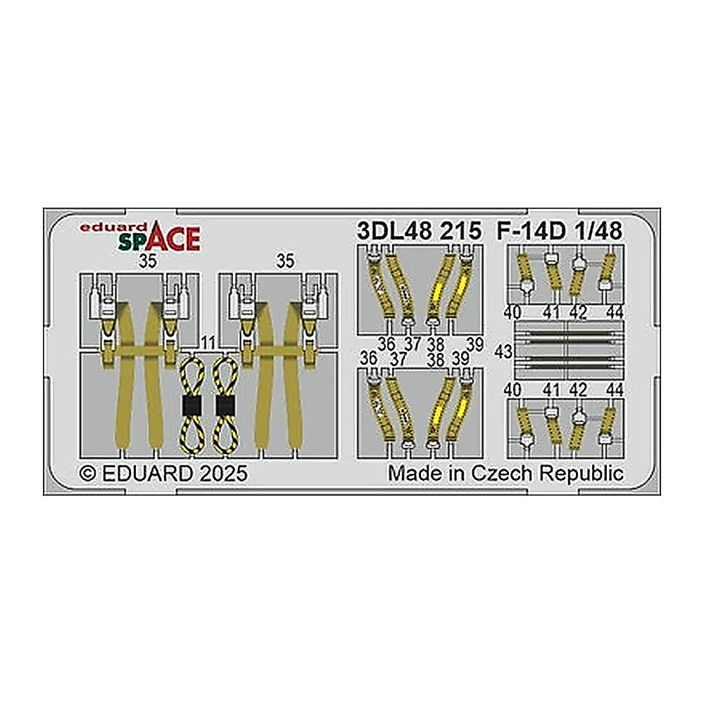 eduard 3dl48215 1 48 f 14d space space for great wall hobby kit