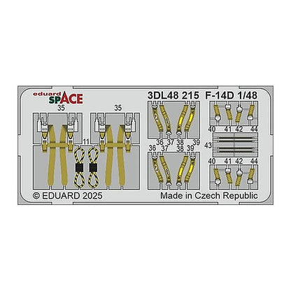 eduard 3dl48215 1 48 f 14d space space for great wall hobby kit