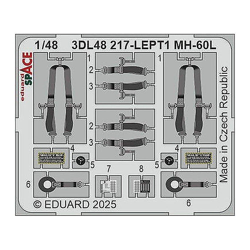 eduard 3dl48217 1 48 mh 60l space space for icm kit
