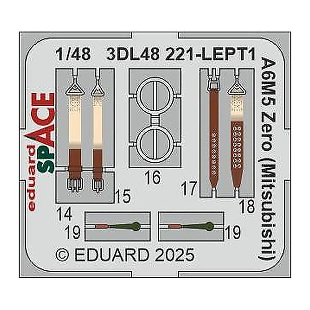 eduard 3dl48221 1 48 zero mitsubishi space space for fine molds kit