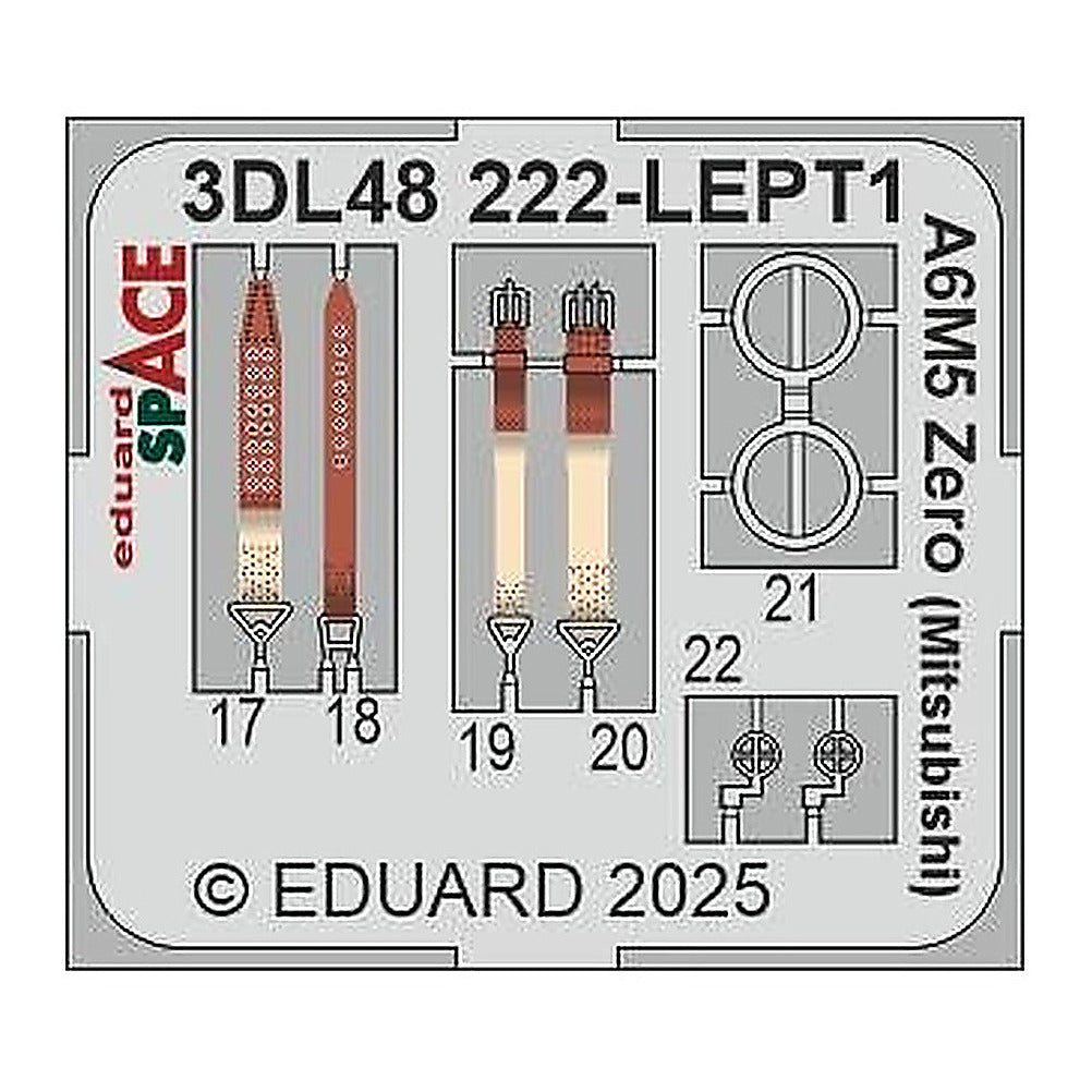 eduard 3dl48222 1 48 zero mitsubishi space space for eduard kit