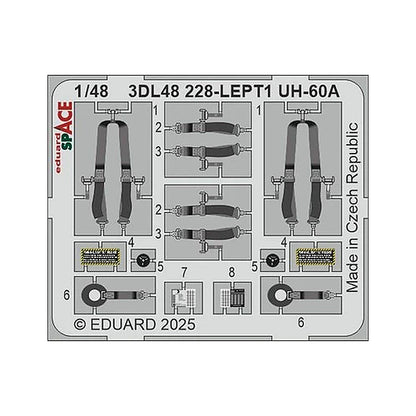 eduard 3dl48228 1 48 uh 60a space space