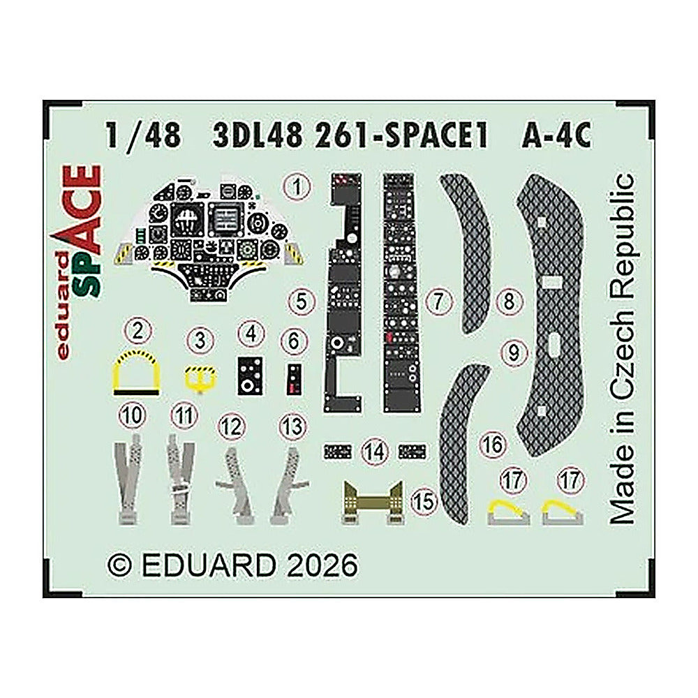 eduard 3dl48261 1 48 a 4c space space for hobby boss