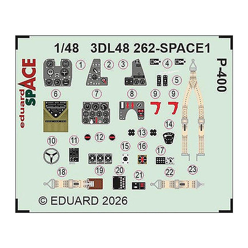 eduard 3dl48262 1 48 p 400 space space for arma hobby
