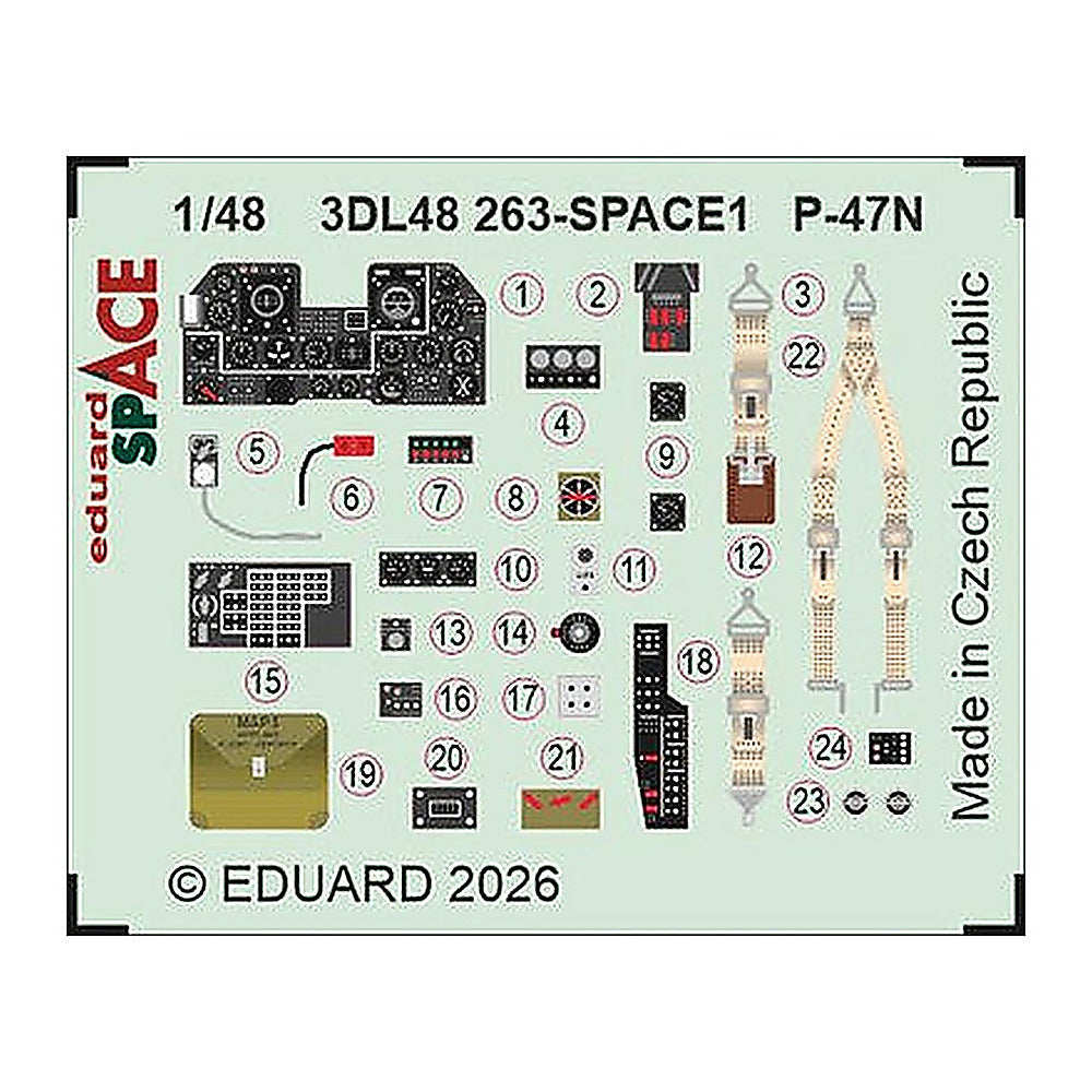 eduard 3dl48263 1 48 p 47n space space for miniart