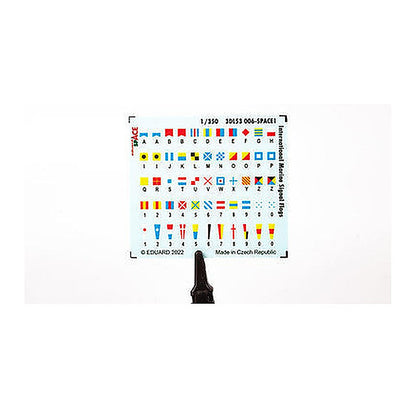eduard 3dl53006 1 350 international marine signal flags space