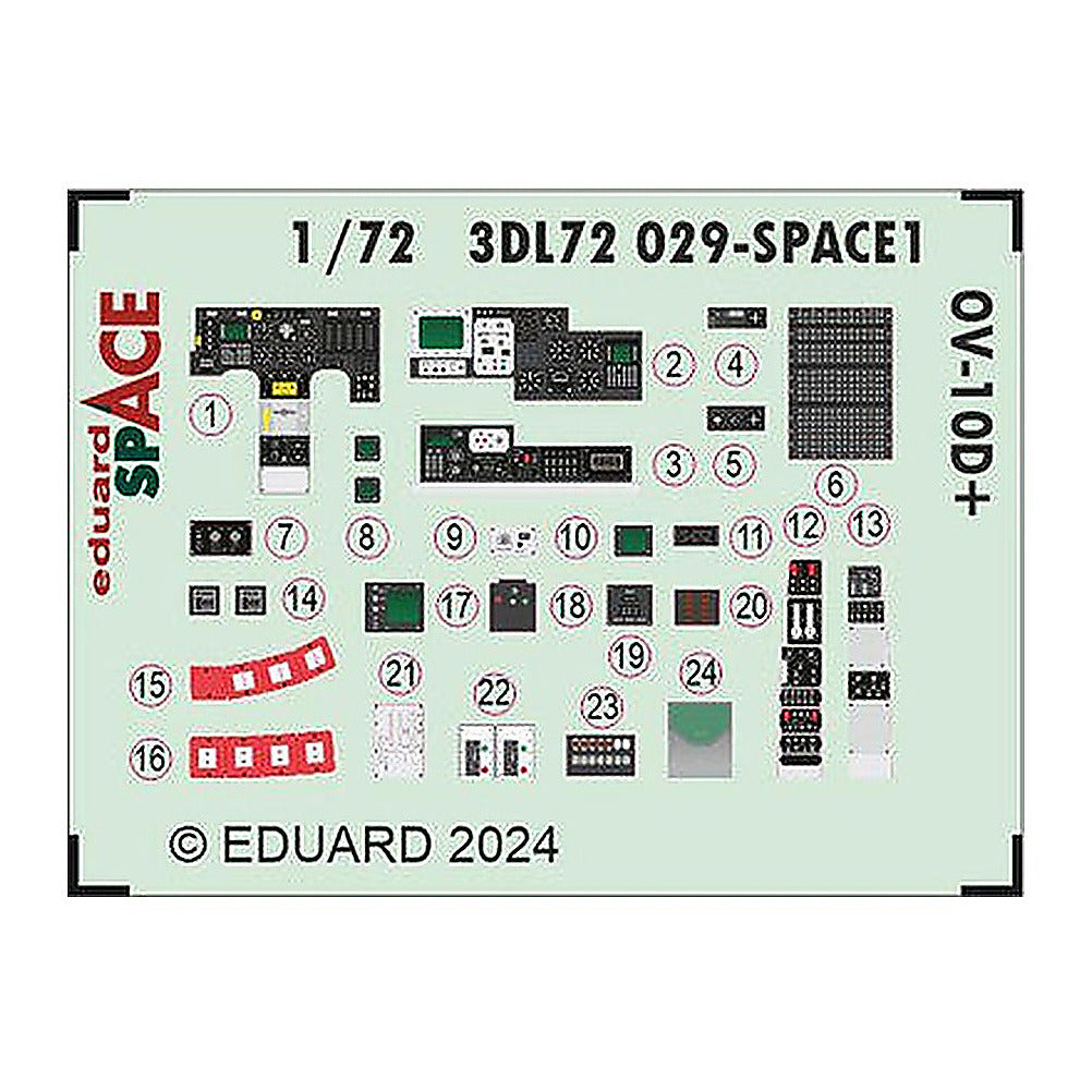 eduard 3dl72029 1 72 ov 10d space 1 72