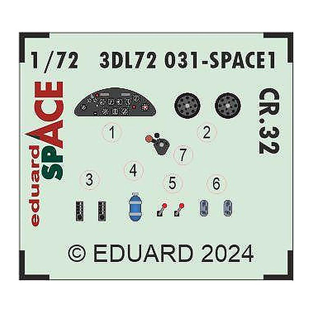 eduard 3dl72031 1 72 cr 32 space 1 72
