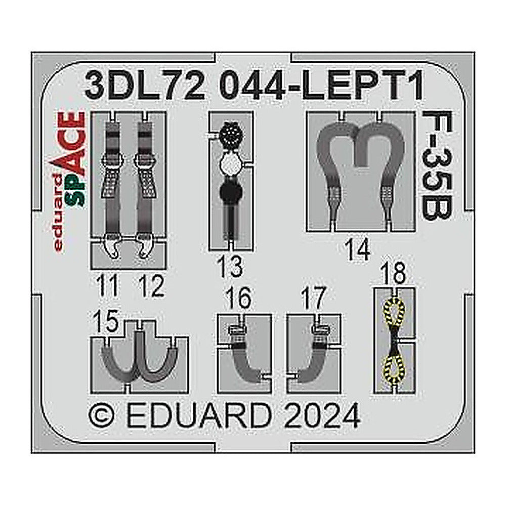eduard 3dl72044 1 72 f 35b space for tamiya