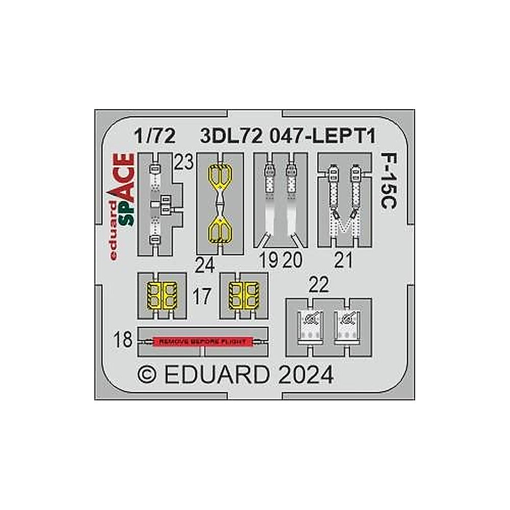 eduard 3dl72047 1 72 f 15c space for fine molds
