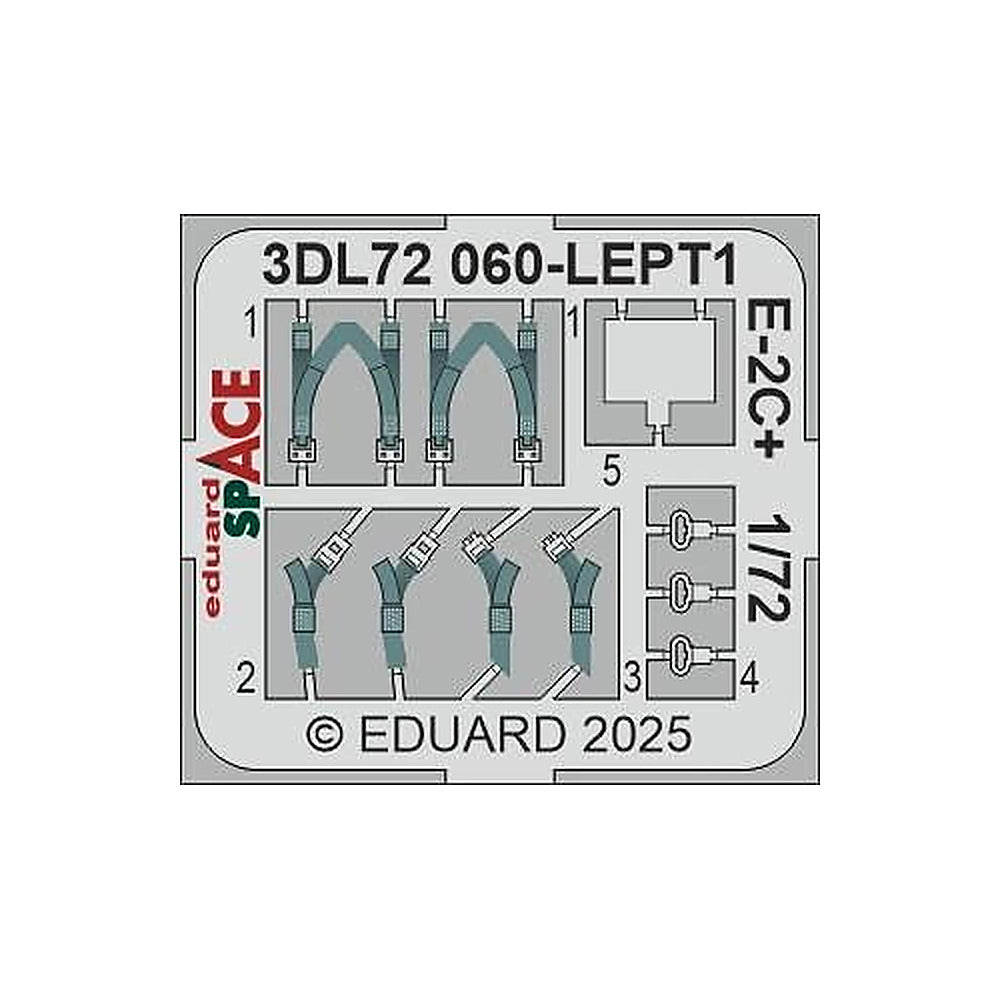 eduard 3dl72060 1 72 e 2c space space for heller kit
