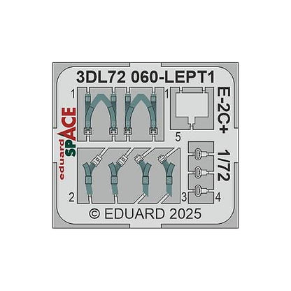 eduard 3dl72060 1 72 e 2c space space for heller kit