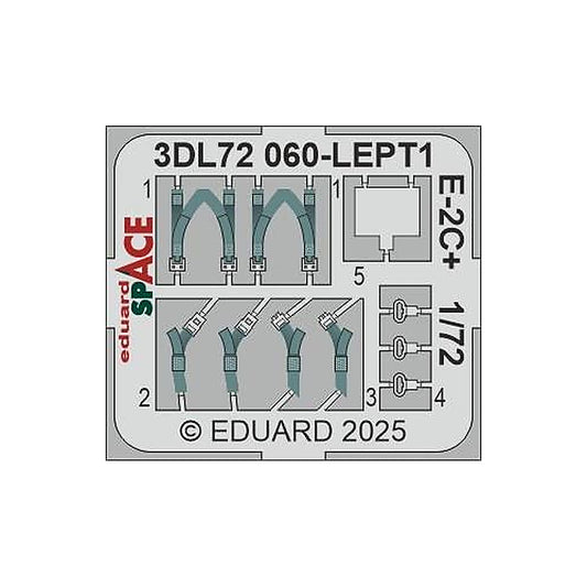 eduard 3dl72060 1 72 e 2c space space for heller kit
