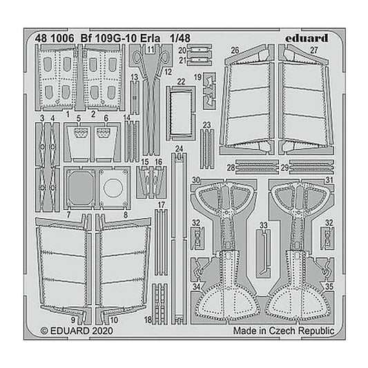 eduard 481006 1 48 eria for edu photo etch detail set