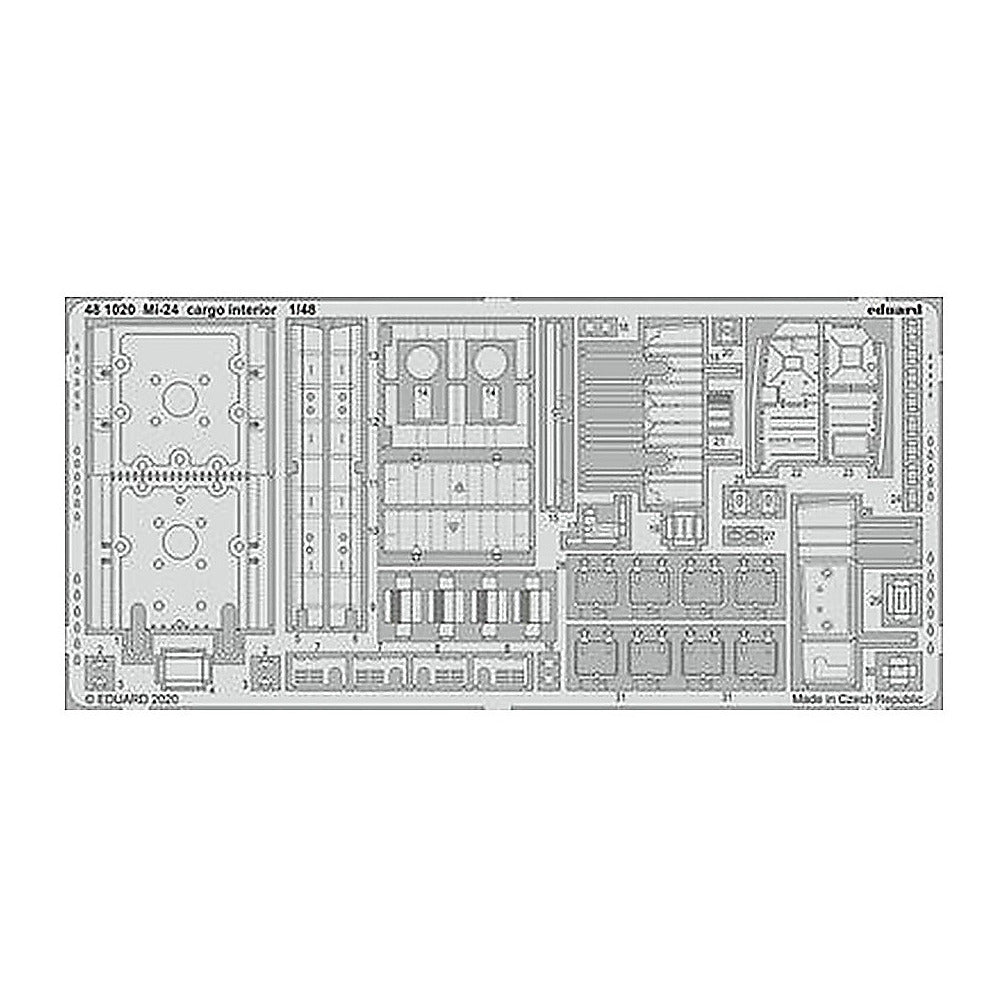 eduard 481020 1 48 cargo interior for zve