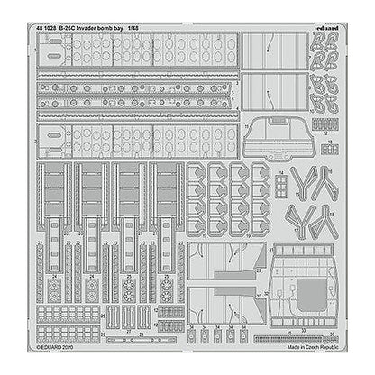 eduard 481028 1 48 invader bomb bay for icm