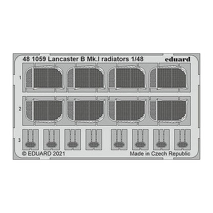 eduard 481059 1 48 lancaster b mk i radiators for hkm