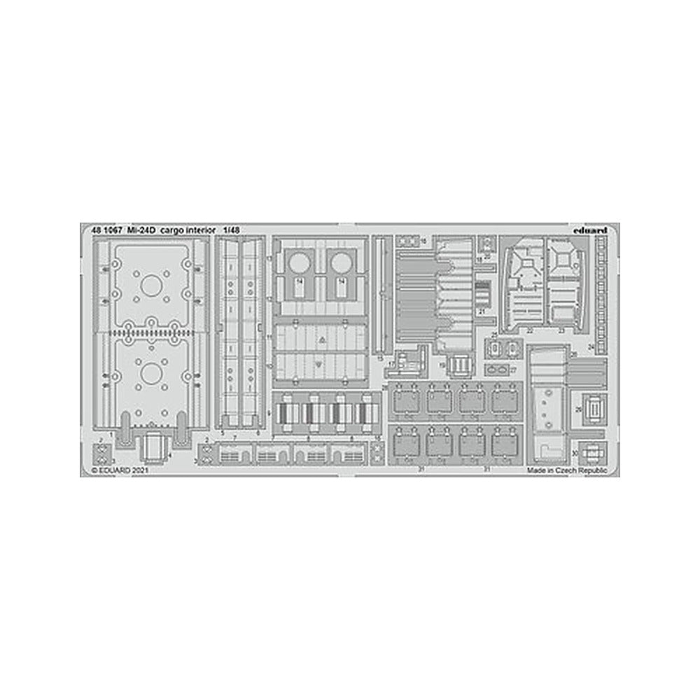 eduard 481067 1 48 cargo interior for edu