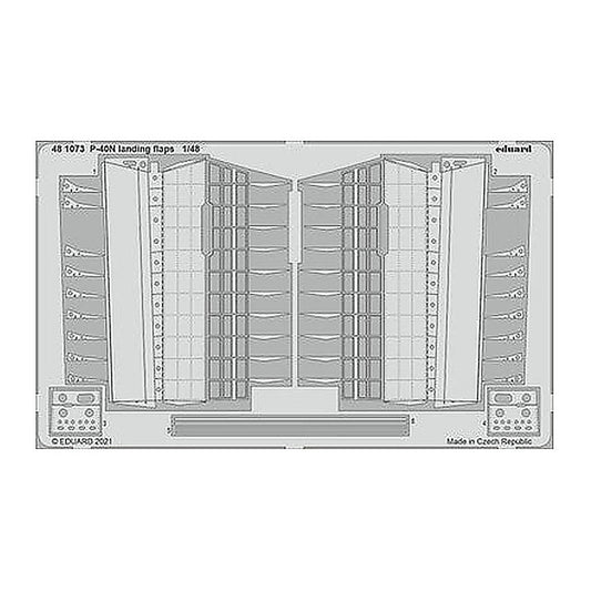 eduard 481073 1 48 p 40n landing flaps for academy