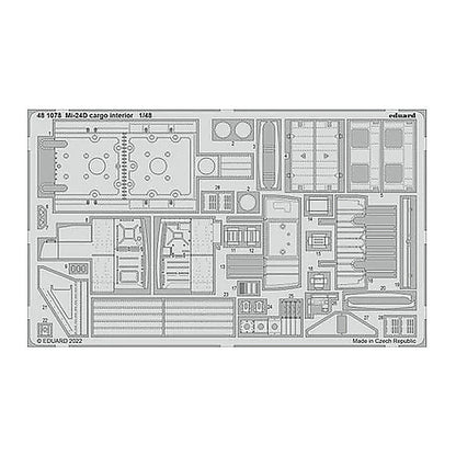 eduard 481078 1 48 cargo interior for trp