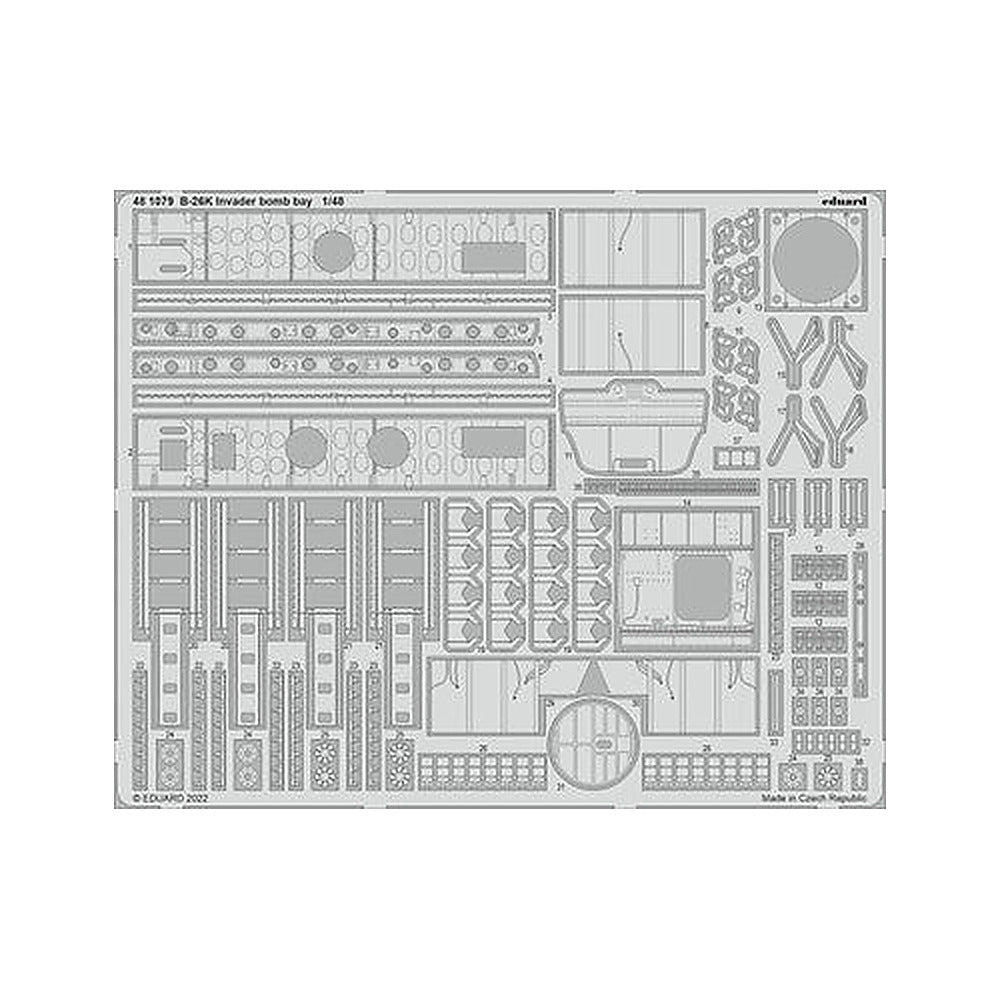 eduard 481079 1 48 invader bomb bay for icm