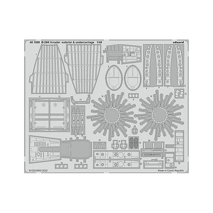 eduard 481080 1 48 invader exterior undercarriage for icm