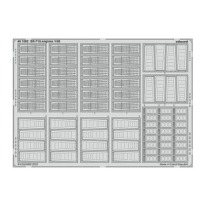 eduard 481082 1 48 engines for revell photo etch detail set