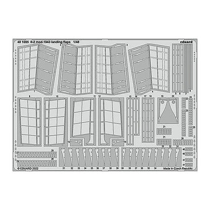 eduard 481085 1 48 mod 1943 landing flaps for zve