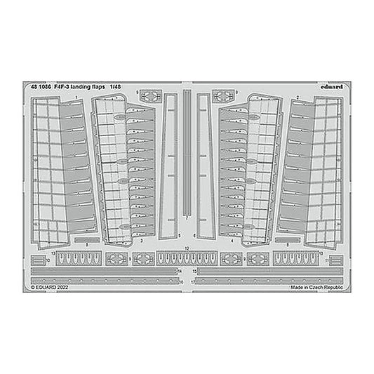 eduard 481086 1 48 landing flaps for eduard