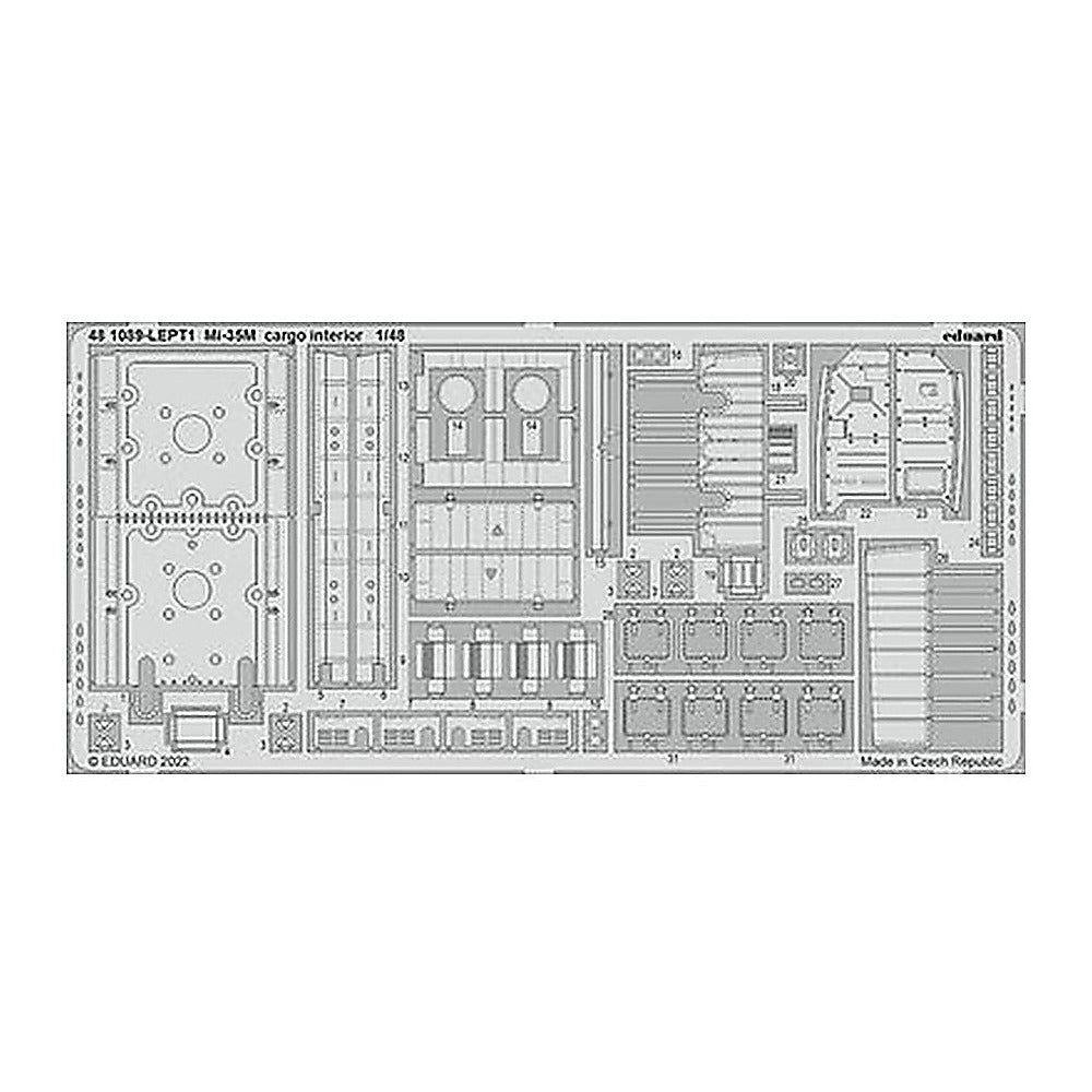 eduard 481089 1 48 mi 35m cargo interior for zvezda