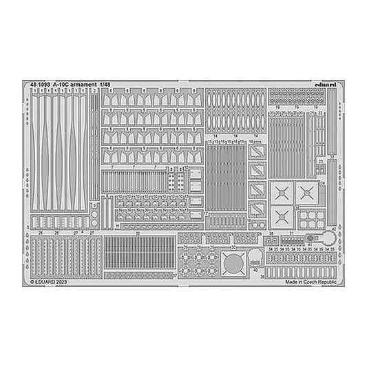 eduard 481098 1 48 a 10c armament for hobby boss
